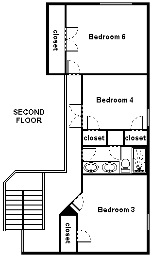Up stairs plan